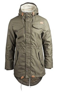 kurtka MARSH LAKE TEDDYPARKA MEN olive