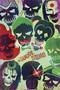 plakat SUICIDE SQUAD - SKULLS