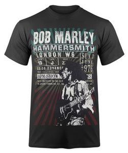 koszulka BOB MARLEY - HAMMERSMITH '76 ekologiczna