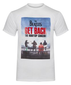 koszulka  THE BEATLES - ROOFTOP CONCERT WHITE