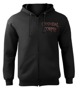 bluza CANNIBAL CORPSE - RED BEFORE BLACK, rozpinana z kapturem