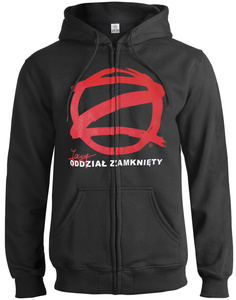 bluza JARY ODDZIAŁ ZAMKNIĘTY - ODDZIAŁ JUŻ ZAMKNIĘTY JEST, rozpinana z kapturem