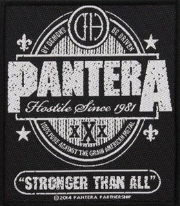 naszywka PANTERA - STRONGER THAN ALL