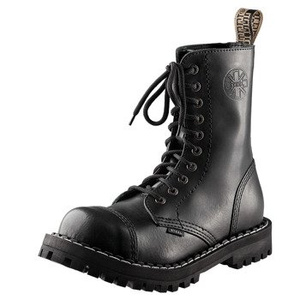 glany STEEL - BLACK (10 dziurek) ocieplane OC (polar)