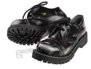 krótkie glany STEEL - WHITE / BLACK (3 dziurki)