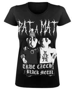 bluzka damska AMENOMEN - SĄSIEDZI (PAT A MAT) - TRUE CZECH BLACK METAL (OMEN185DA)