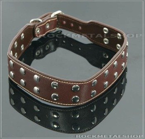 obroża nity okrągłe 2-rzędowa z obszyciem