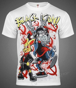 koszulka BLACK ICON - NU PAGADI (MICON121 WHITE)