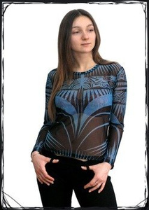 bluzka damska TRIBAL BLUE