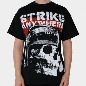 koszulka STRIKE ANYWHERE - SKULL (BLACK)