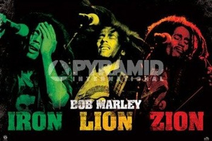 plakat BOB MARLEY - IRON LION ZION