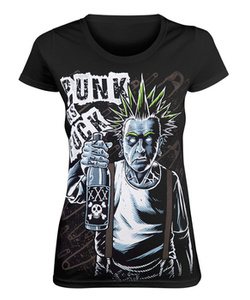 bluzka damska BLACK ICON - OLD PUNK (DICON027 BLACK)