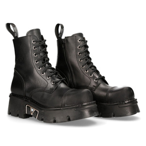 buty NEW ROCK CRUST NEGRO, REACTOR NEGRO + MATRICULA Y LATERAL [M-NEWMIILI083-S19]