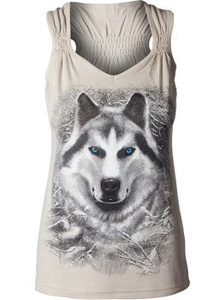 bluzka damska WHITE WOLF bez rękawów