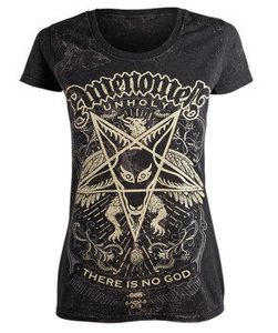 bluzka damska AMENOMEN - UNHOLY (OMEN149DA ALLPRINT BROWN)