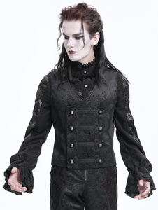 kamizelka DEVIL FASHION - BLACK GOTHIC