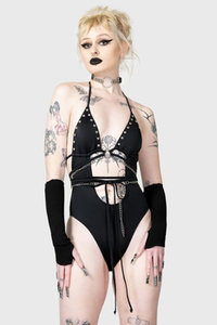 strój kąpielowy KILLSTAR - BLACK HEARTED