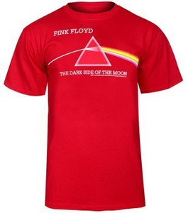 koszulka PINK FLOYD - DARK SIDE OF THE MOON RED