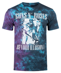koszulka GUNS N' ROSES - USE YOUR ILLUSION MONOCHROME, barwiona