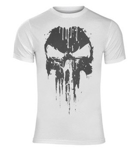 koszulka THE PUNISHER - LOGO biała
