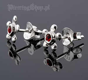 kolczyki do uszu GWIAZDA CZER