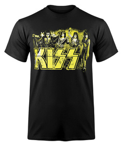 koszulka KISS - YELLOW LOGO