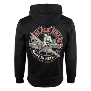 bluza BLACK HEART - LIBERATOR-B24, rozpinana z kapturem