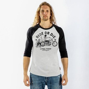 longsleeve LETHAL THREAT - RIDE OR DIE , rękaw 3/4