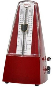 metronom mechaniczny FRIEND z dzwonkiem / red