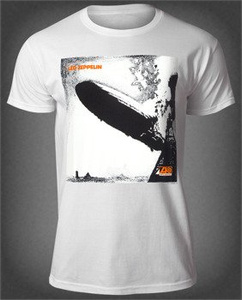 koszulka LED ZEPPELIN - 1 COVER WHITE