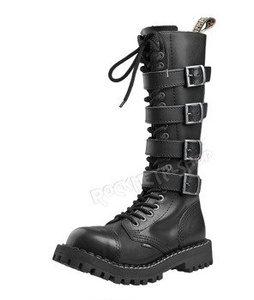 glany STEEL - BLACK (20-dziurkowe) 4 klamry + suwak