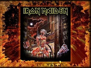 naklejka IRON MAIDEN - SOMEWHERE  IN TIME