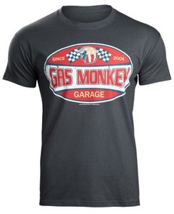 koszulka GAS MONKEY GARAGE - SINCE 2004 LABEL szara
