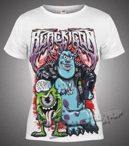 bluzka damska BLACK ICON - MONSTER INC (DICON136 WHITE)