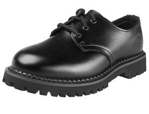 glany GRINDERS - PERCIVAL (CS BLACK) 3-dziurkowe