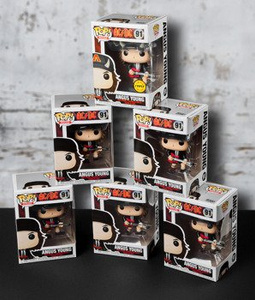 zestaw figurek AC/DC - ANGUS YOUNG 6 szt.