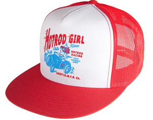 czapka LUCKY 13  - HOT ROD GIRL TRUCKER
