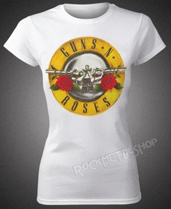 bluzka damska GUNS N' ROSES - CLASSIC BULLET LOGO