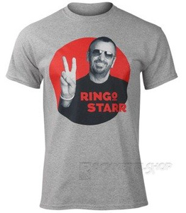 koszulka RINGO STARR - PEACE RED CIRCLE