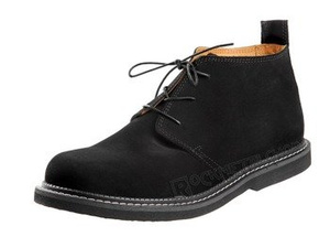 buty zamszowe STEADY'S - "SZCZURKI" czarne (STE/133)