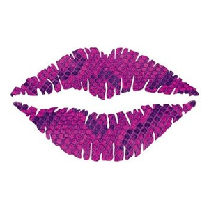 TATUAŻ NA USTA SEXY POUT PINK SNAKE