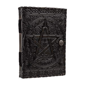 notes/zeszyt w skórzanej oprawie PENTAGRAM