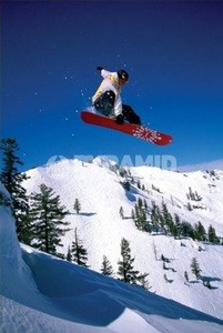 plakat SNOWBOARDER