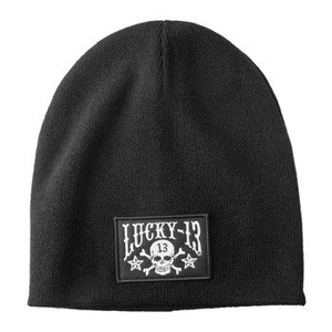 czapka zimowa LUCKY 13  - SKULL STARS BEANIE