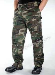 spodnie bojówki US RANGER HOSE woodland