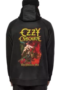 bluza OZZY OSBOURNE - THE ULTIMATE SIN techniczna kangurka z kapturem