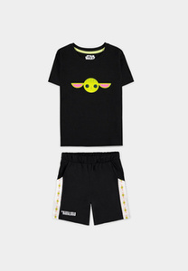 piżama dla dzieci MANDALORIAN - THE CHILD krótki rękaw