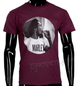 koszulka BOB MARLEY - SMOKING CIRCLE
