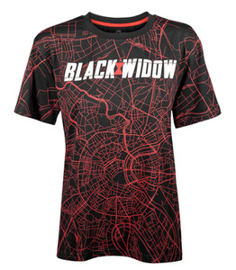 bluzka damska BLACK WIDOW - CITY MAP