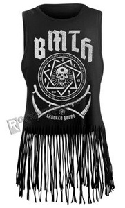 bluzka damska BRING ME THE HORIZON - CROOKED, na ramiączkach